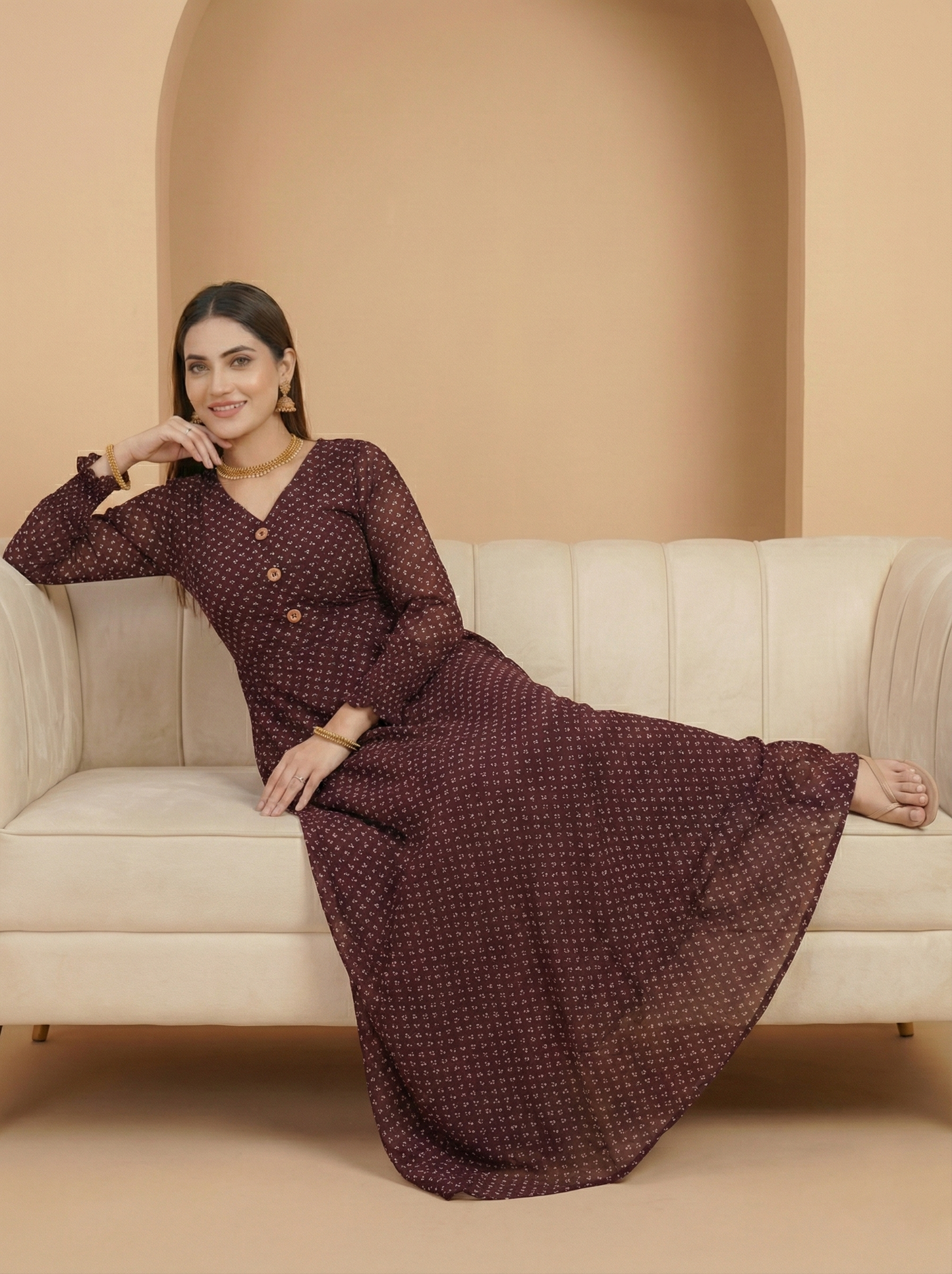 Women's Floral Maxi Dress