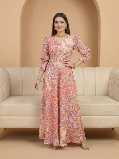 Women's Floral Maxi Dress