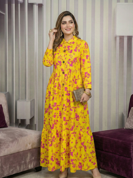 Women's Floral Maxi Dress