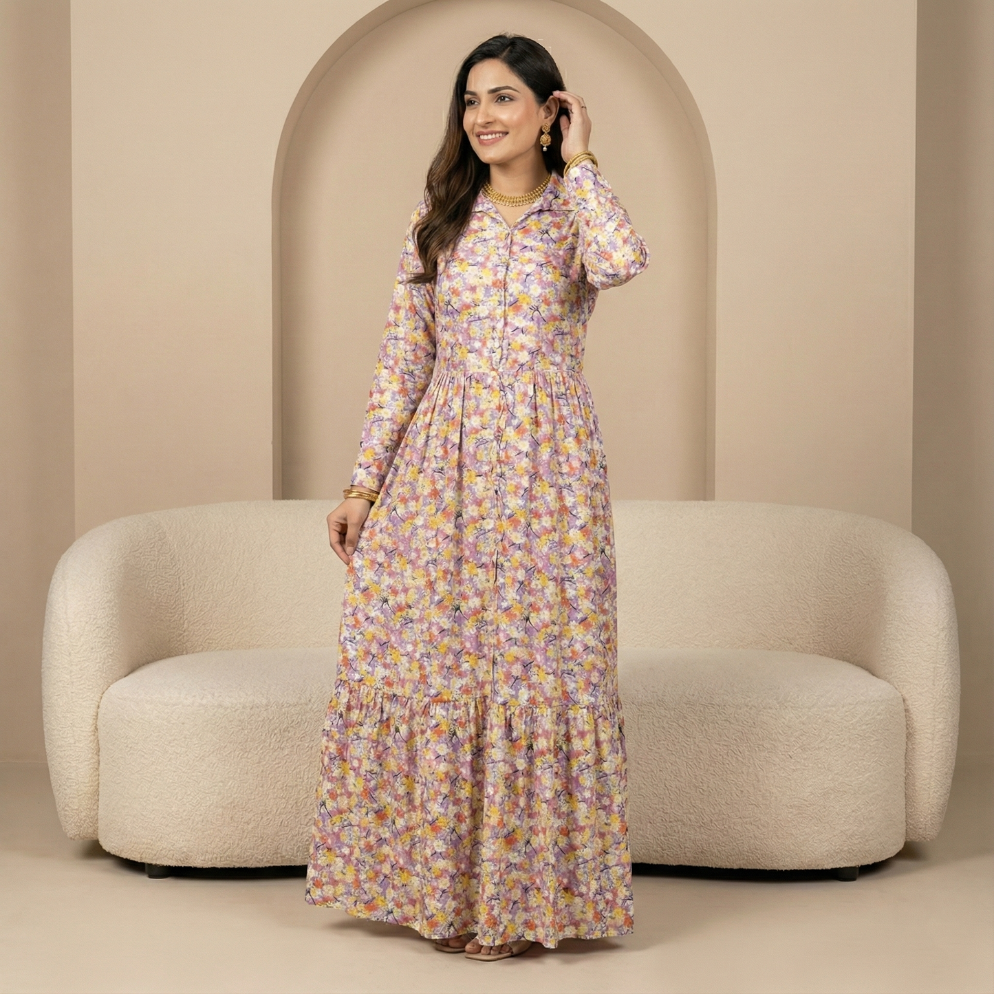 Women's Floral Maxi Dress