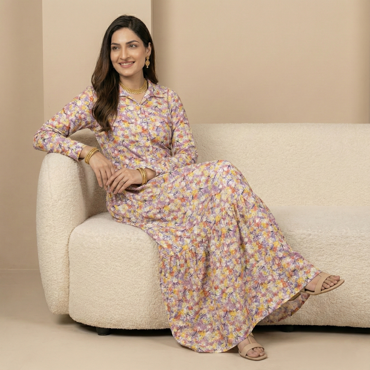 Women's Floral Maxi Dress