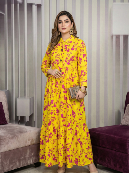 Women's Floral Maxi Dress