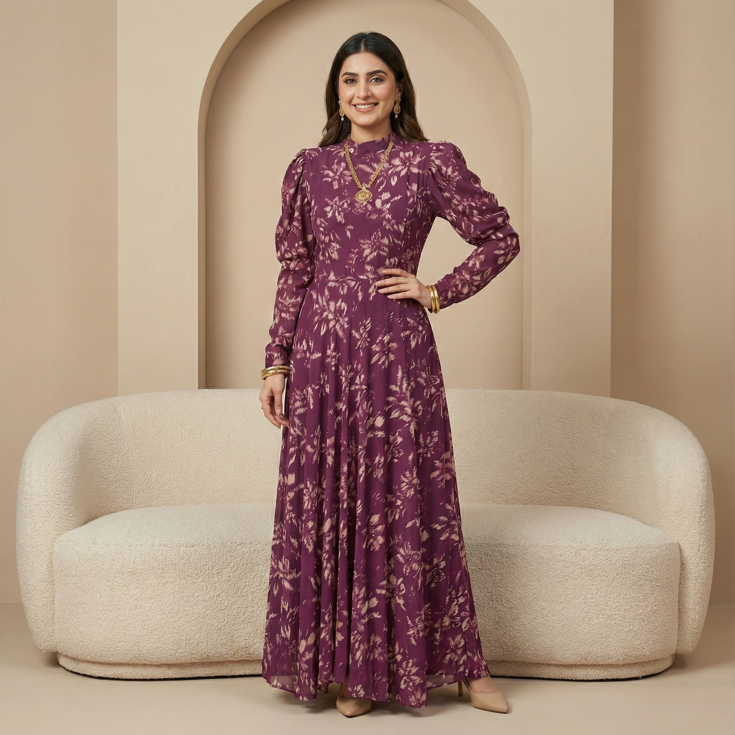 Women's Floral Maxi Dress