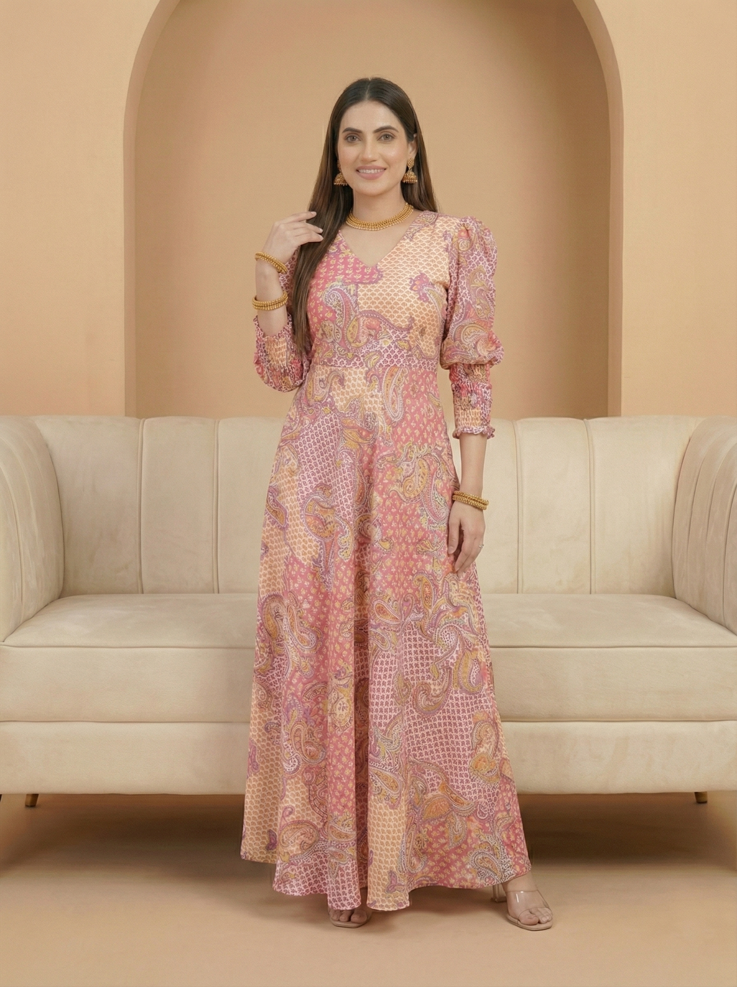 Women's Floral Maxi Dress