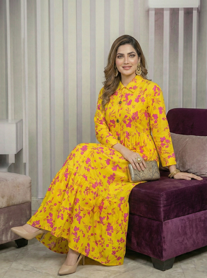 Women's Floral Maxi Dress