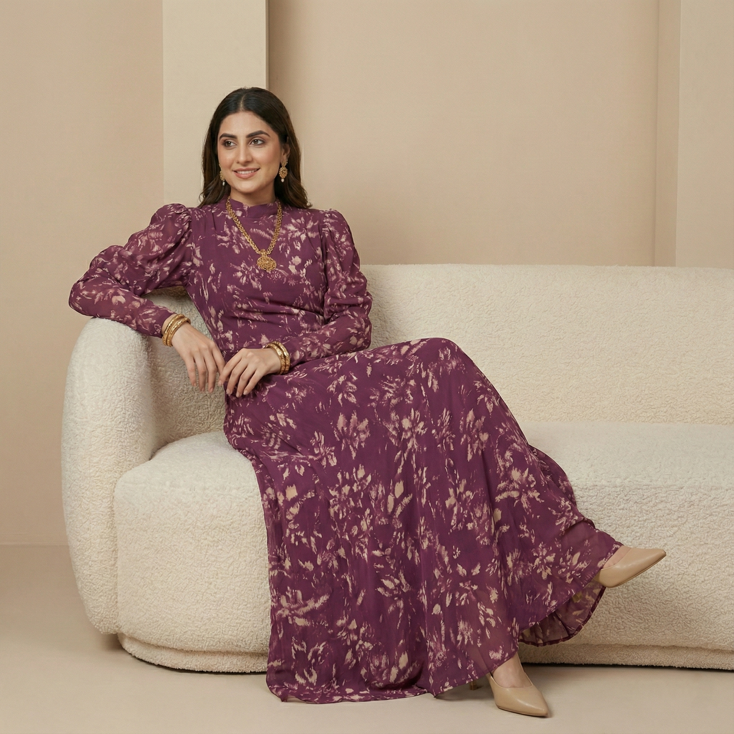 Women's Floral Maxi Dress