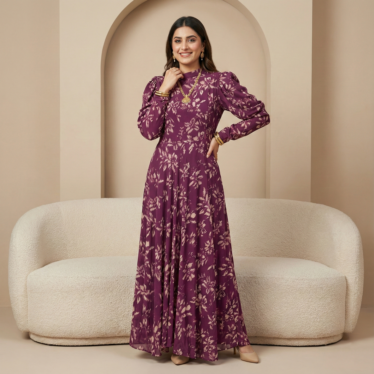 Women's Floral Maxi Dress