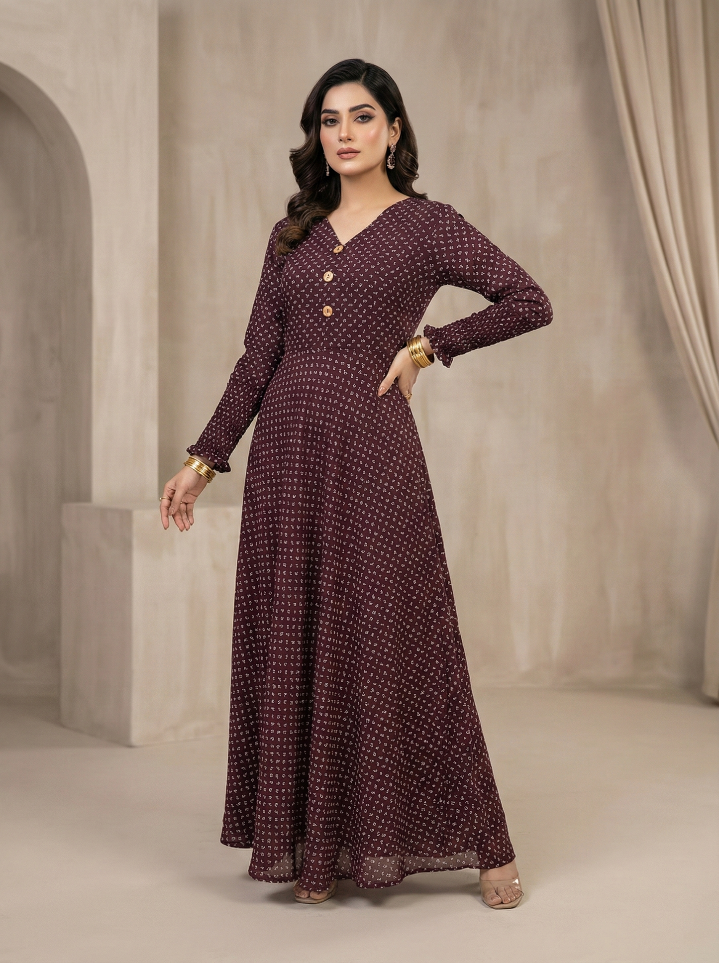 Women's Floral Maxi Dress