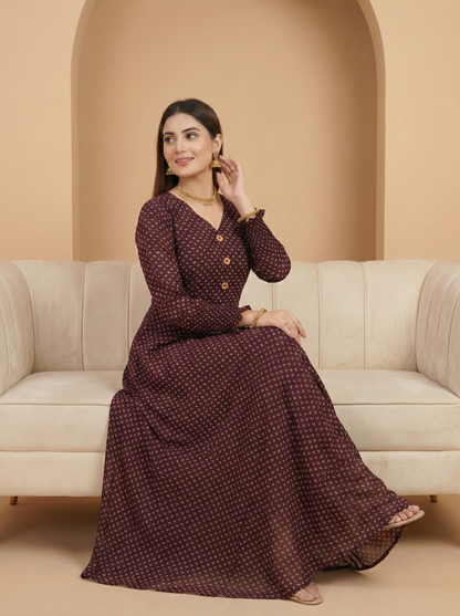 Women's Floral Maxi Dress