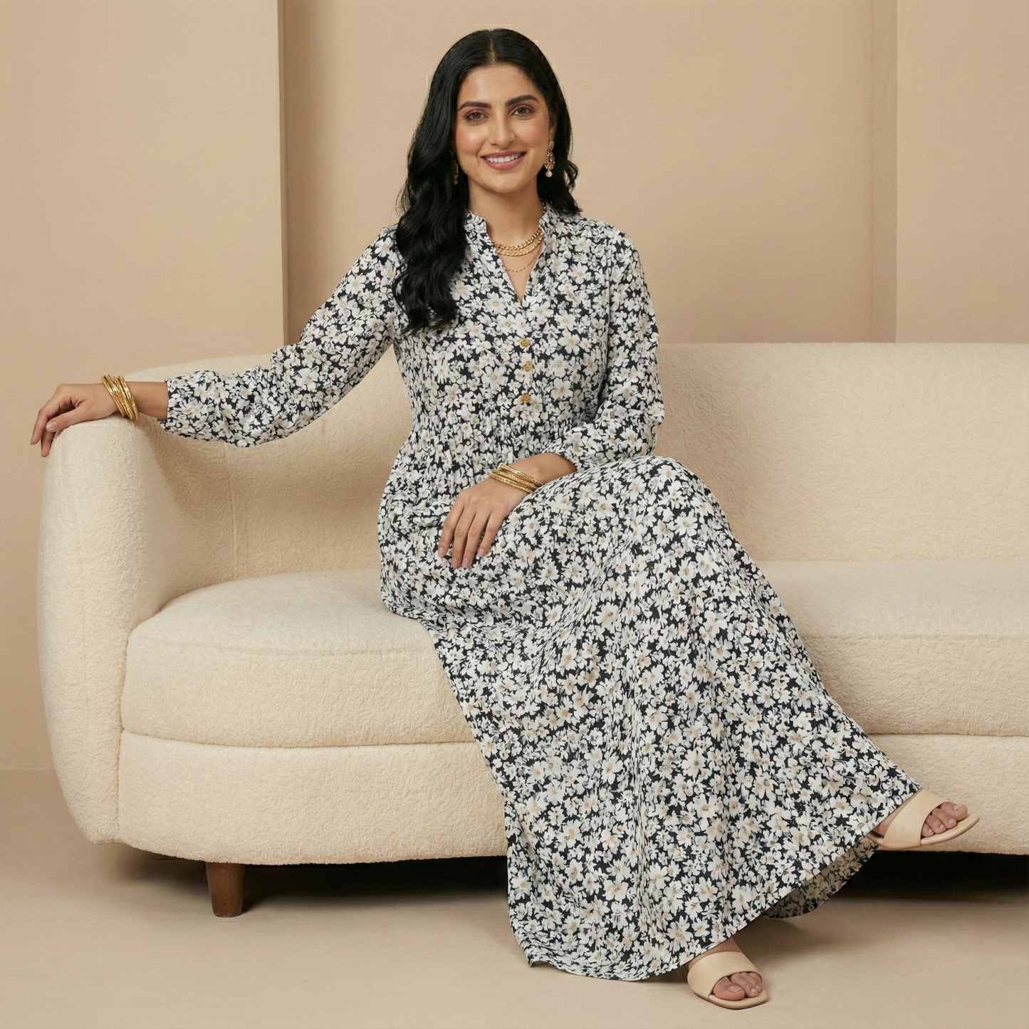 Women's Floral Maxi Dress