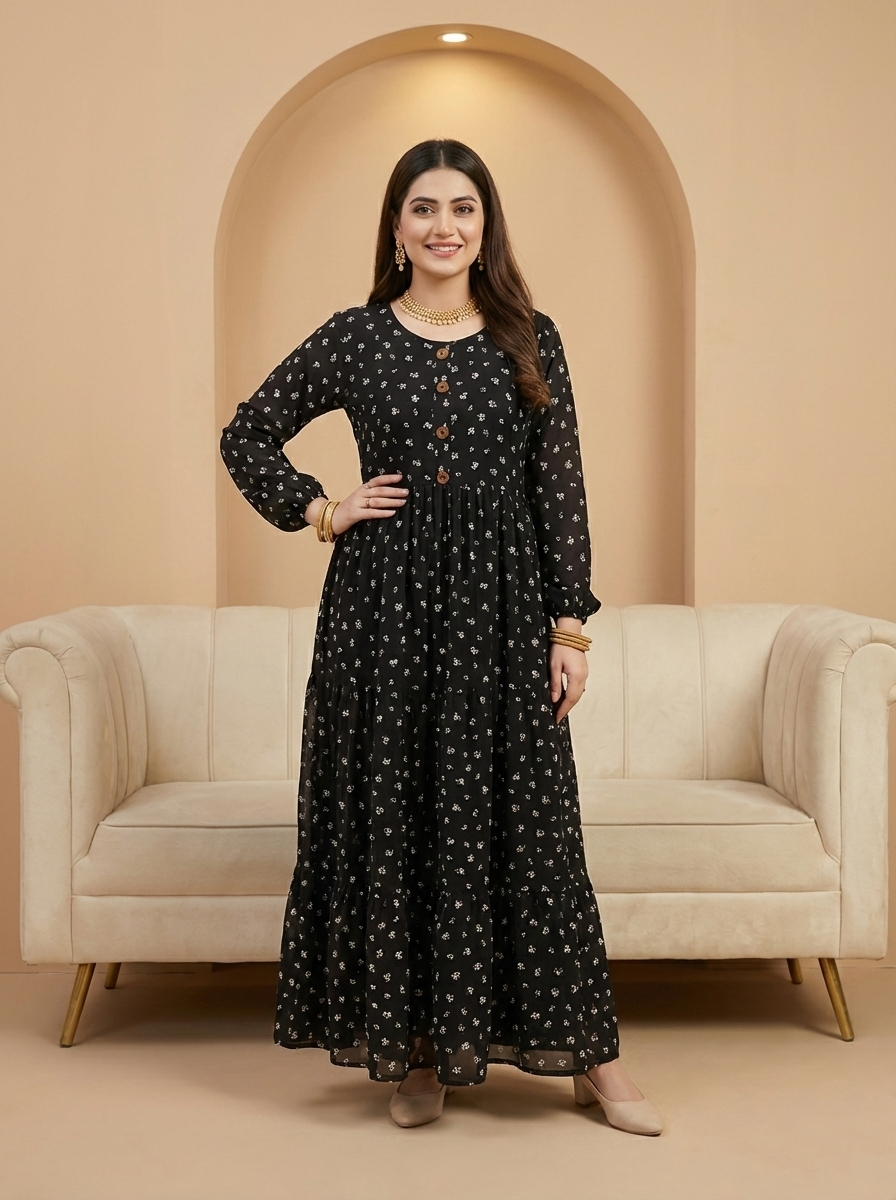 Women's Floral Maxi Dress